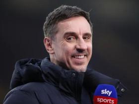 内维尔：枪手将在新年期间扩大领先优势，他们能赢得英超冠军