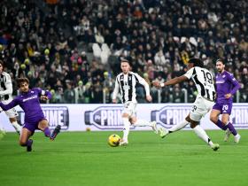 尤文图斯2-2战平佛罗伦萨，凯夫伦-图拉姆梅开二度