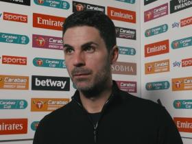 阿森纳主帅阿尔特塔谈英格兰联赛杯半决赛首回合失利