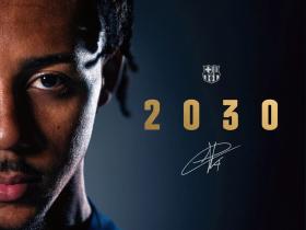 巴萨官方宣布与孔德续约至2030