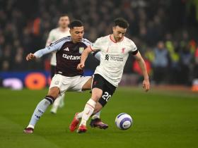 英超：阿斯顿维拉2-2利物浦，萨拉赫神助攻