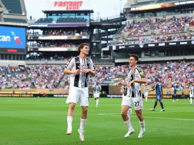 尤文图斯4-1大胜卡萨布兰卡维达德，伊尔迪兹双响闪耀