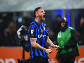 国米2-0击败拉齐奥 意大利杯晋级4强