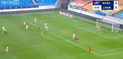 半场：海港3-2海牛，莱昂纳多、兰克尔-泽各入两球，加布里埃尔破门