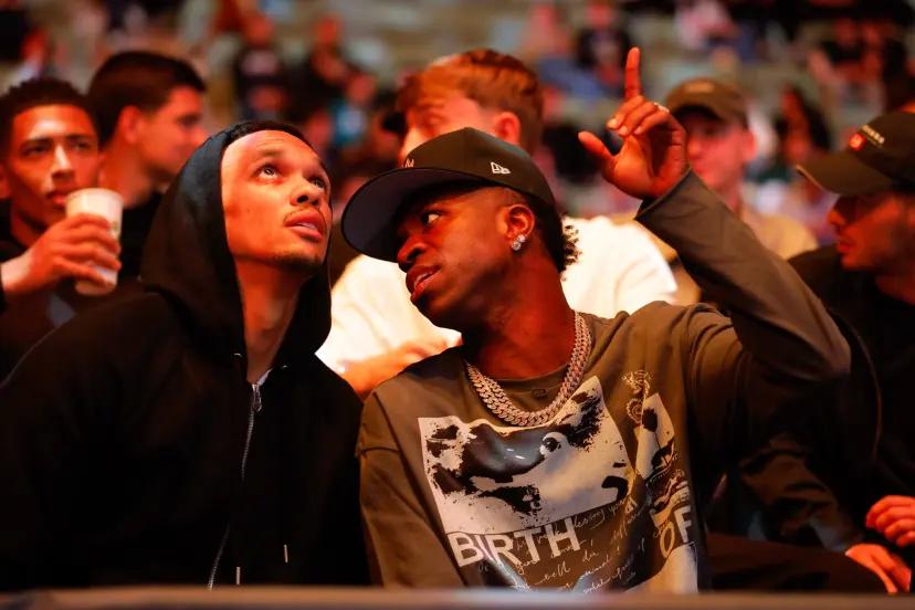 全员格斗迷，皇马近半数一线队球员观战PFL马德里站比赛