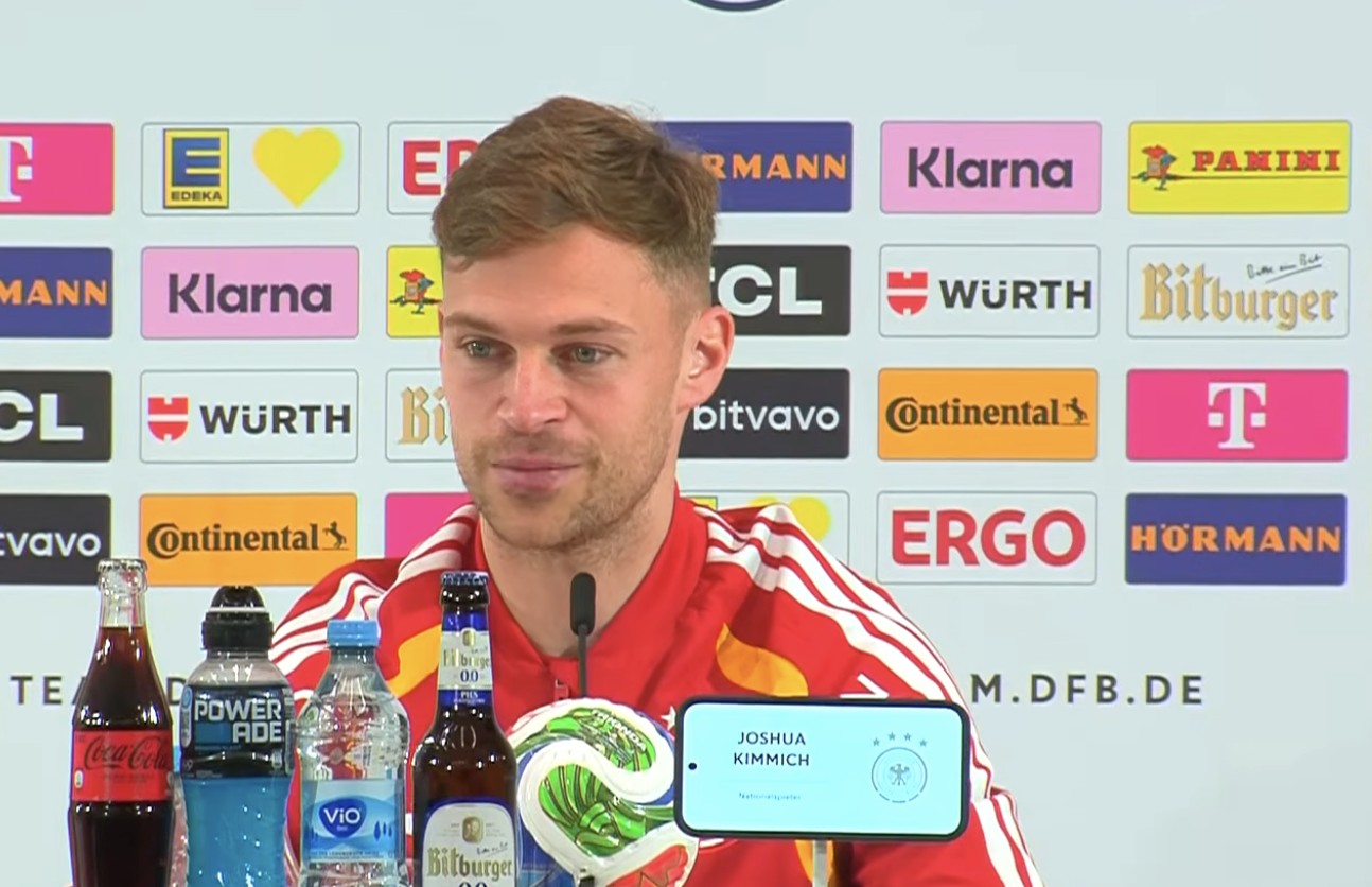 基米希：吕迪格还是核心吗？队内年年踢欧冠1/4决赛的可不多