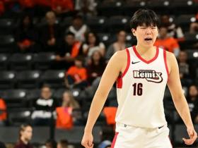 混音93-99不敌奥斯汀马刺，杨瀚森9中9轰20+9+5
