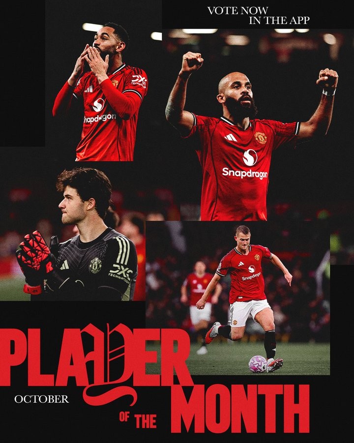 曼联10月最佳候选：姆伯莫、库尼亚、德利赫特、拉门斯