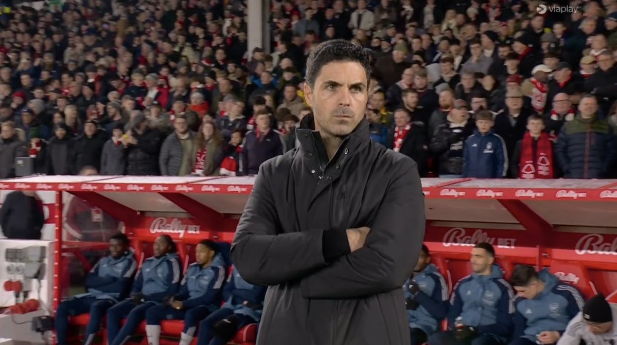 阿森纳近4个赛季第三次英超连场被零封，第二场都是客战森林