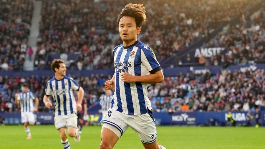 世体：久保建英已经恢复全队合练，本轮西甲有望进入大名单