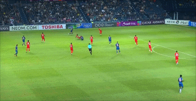 半场：海港0-1武里南联，素巴猜破门，李圣龙、王燊超造险