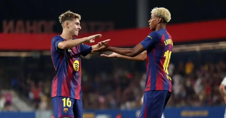 继亚马尔后，费尔明是本赛季第二位进球助攻均上双的西甲球员