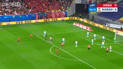 半场战报：成都2-0西海岸，韦林顿-席尔瓦破门，索罗金建功