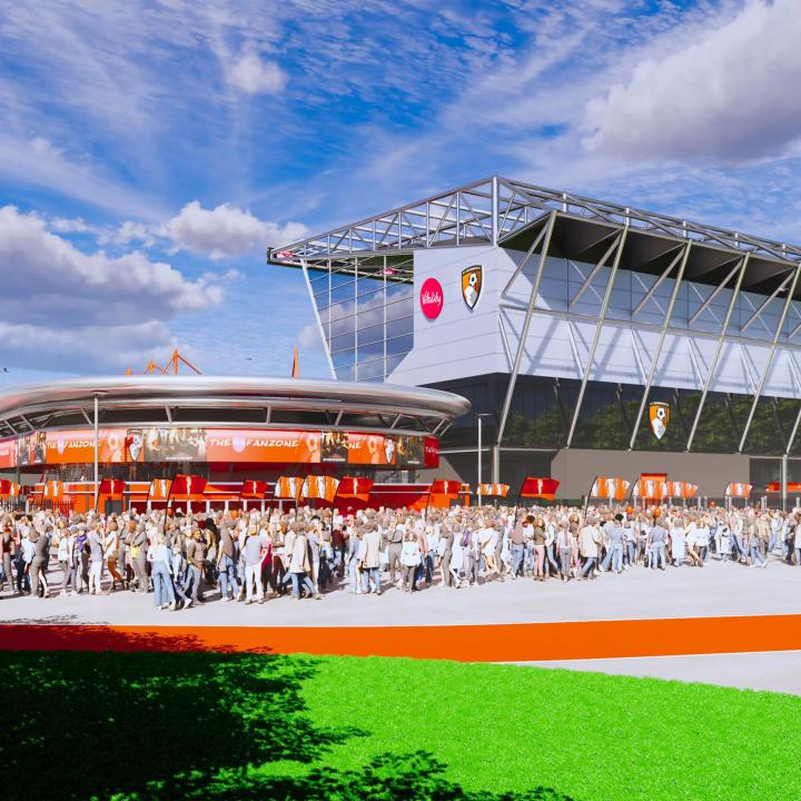 官方：伯恩茅斯球场配套翻新工程获批，为重建计划奠定基础