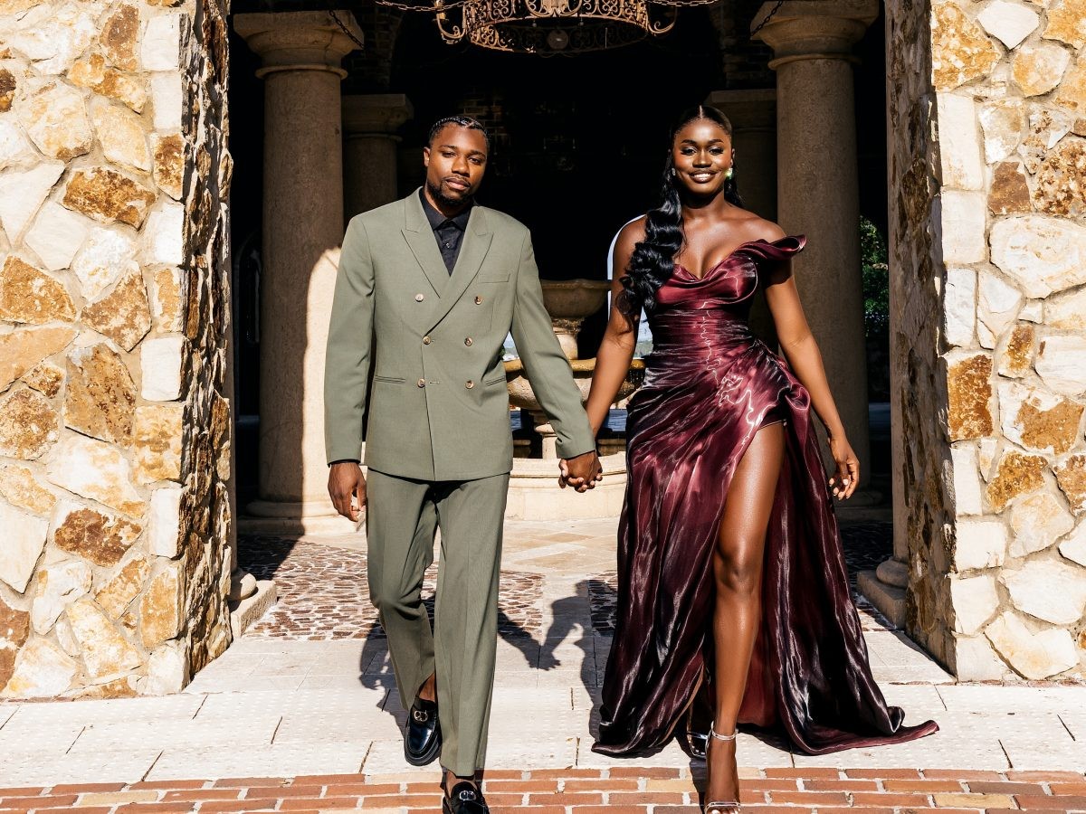 奥运冠军莱尔斯今日大婚，迎娶牙买加400米选手布罗姆菲尔德