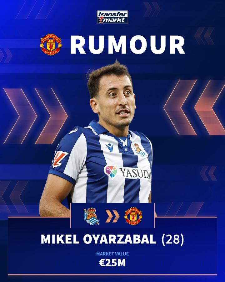 来自转会市场的报道：红魔看中了发挥出色的奥亚萨瓦尔！