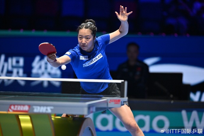 击败陈幸同，申裕斌成为首位获得乒乓球世界杯奖牌的韩国女球员