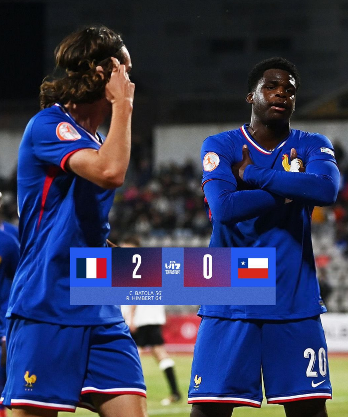 复盘法国U17以2-0战胜智利：定位球制胜，前路还很长