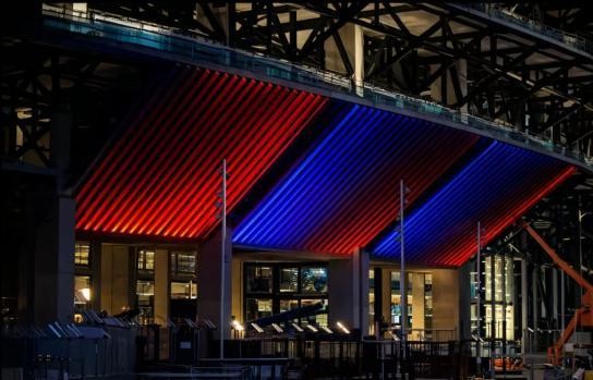 红蓝光影即将点亮，Spotify诺坎普球场全新灯光效果图曝光