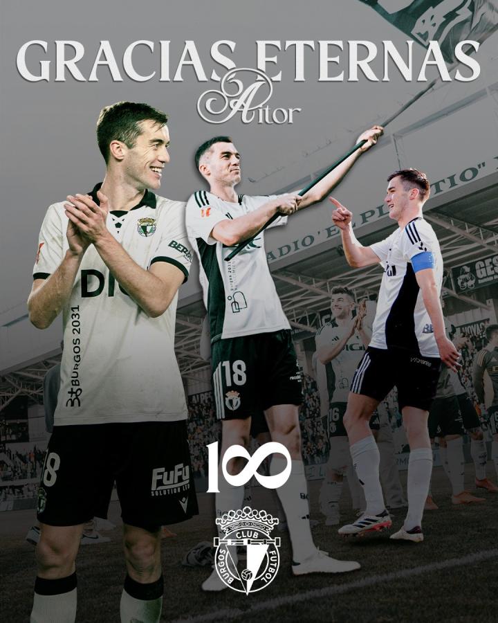 布尔戈斯官方：队长科尔多瓦离队；据悉球员将加盟津门虎