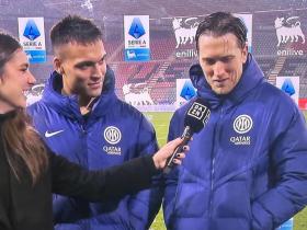 泽林斯基世界波助国米2-0克雷莫内塞