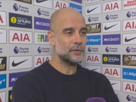 曼城主帅瓜迪奥拉回应英超24轮对阵热刺比赛