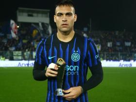 劳塔罗领衔国米2-0击败克雷莫内塞，轻松领跑积分榜