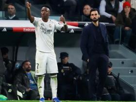 维尼修斯连续6场全场出场，再现三年前纪录