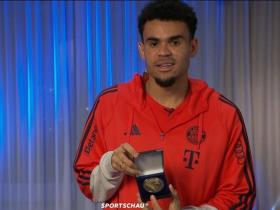 路易斯-迪亚斯零度角破门荣膺2025年德国足坛最佳进球