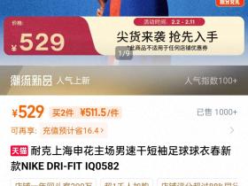 短短10来分钟。淘宝耐克旗舰店主