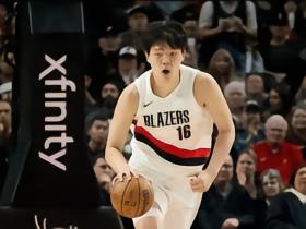 开拓者135-118轻取76人，杨瀚森2分1板1失误2犯规，阿夫迪亚26+10+8