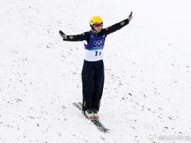 再添一铜！中国队获得自由式滑雪空中技巧混合团体铜牌