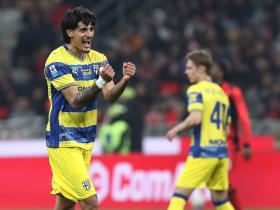 比赛集锦：米兰0-1帕尔马