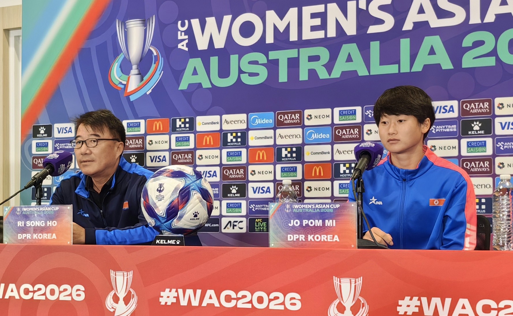 朝鲜女足主帅：我们要赢得对中国队的比赛，成为小组第一