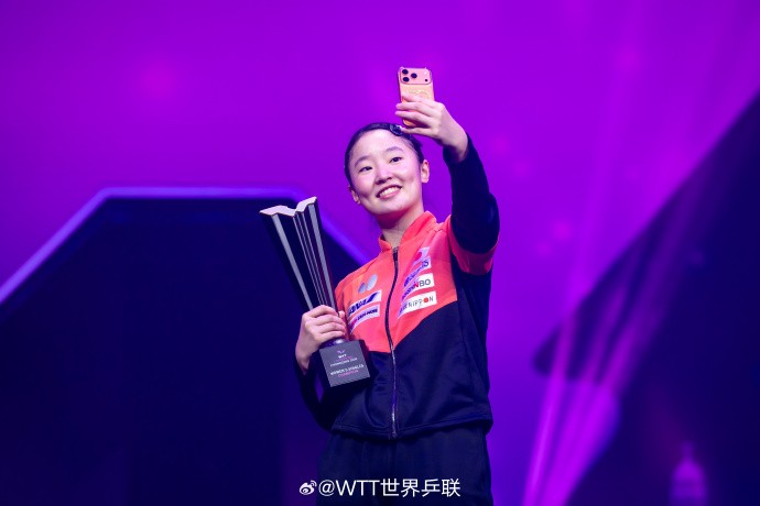 张本美和：与中国小将比想不出有什么优势，我可能反手较强