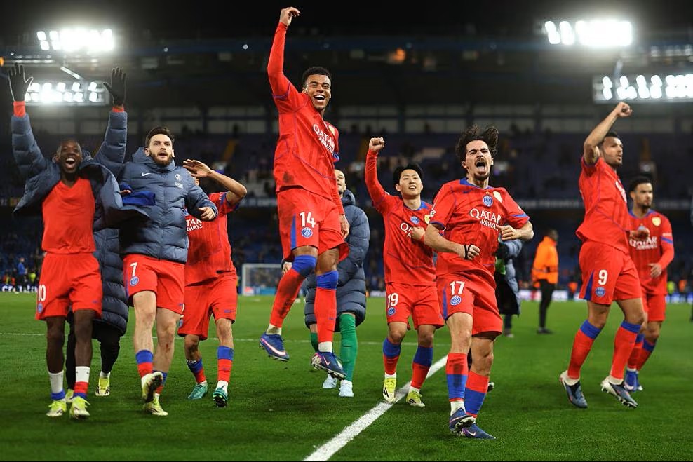 6胜1平，巴黎圣日耳曼欧战对英格兰球队连续7场不败